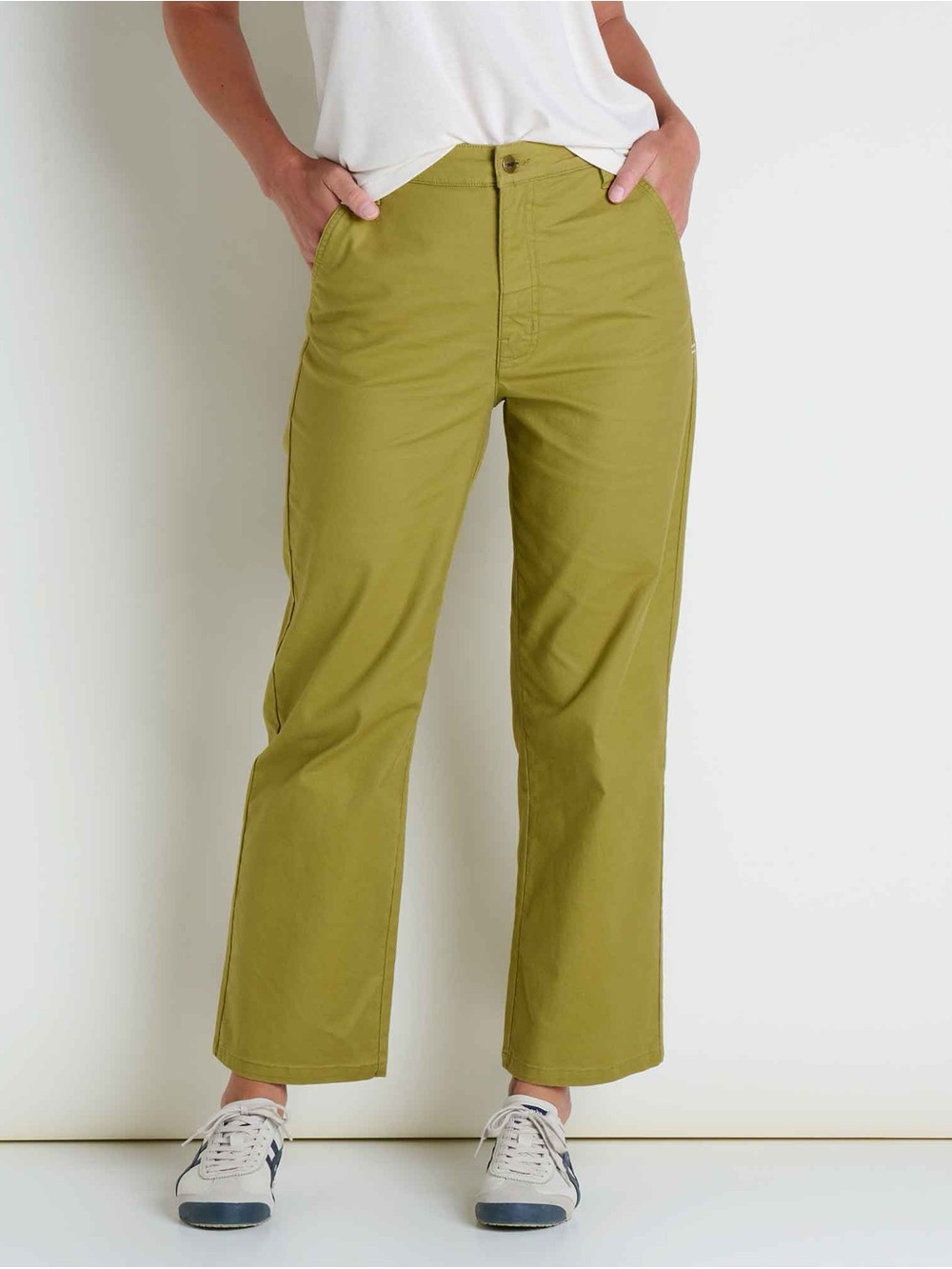 TOAD&CO Earthworks High Rise Pants Women’s 6 Moss Green NWT